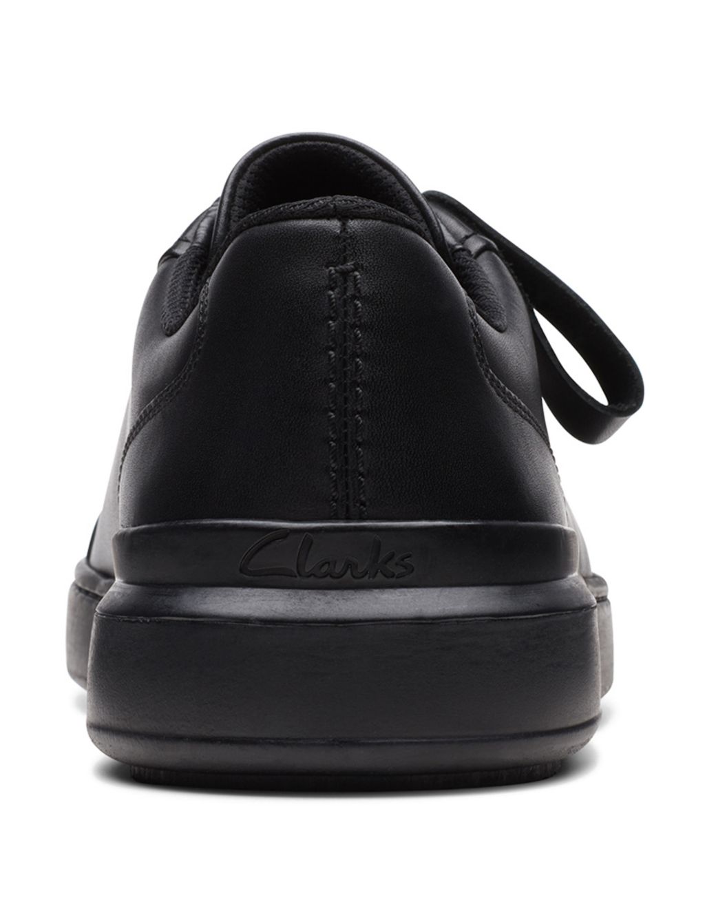 Leather Lace Up Trainers image 7