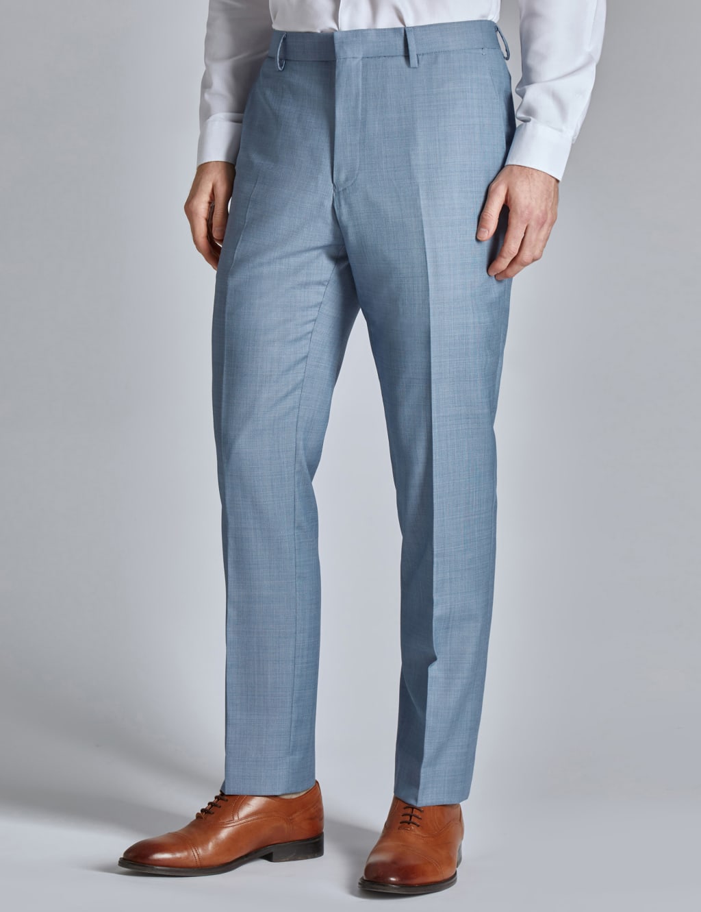 Smart casual blue pants discount