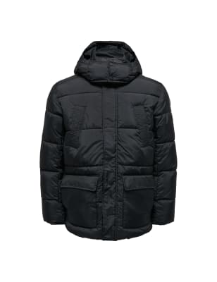 Lyle and scott on sale lightweight puffer jacket black