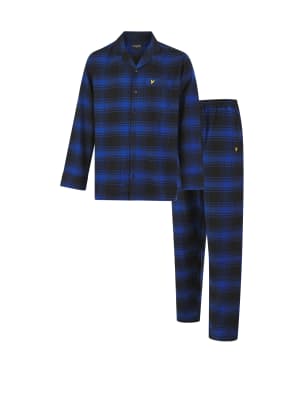 Pure Cotton Checked Pyjama Set