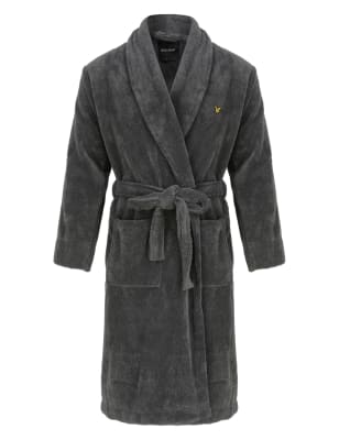 Cotton Blend Dressing Gown
