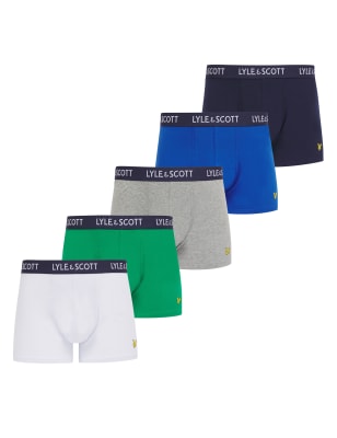 5pk Cotton Rich Trunks