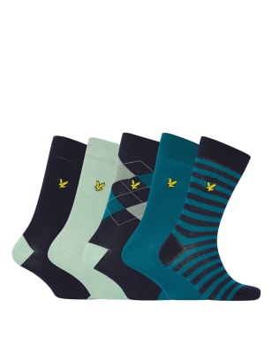 5pk Assorted Cotton Rich Socks