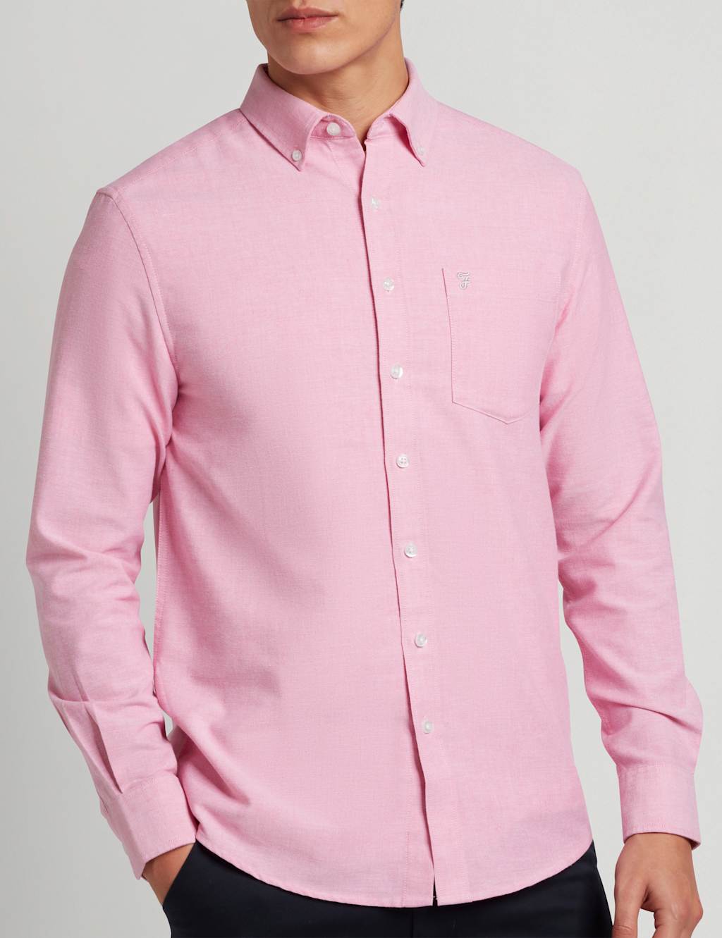 Cotton Blend Oxford Shirt image 3