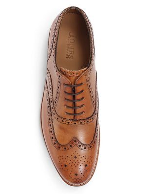 M&S Jones Bootmaker Mens Leather Goodyear Welted Brogues