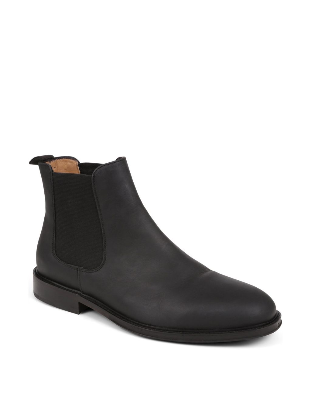 Leather Pull On Chelsea Boots image 6