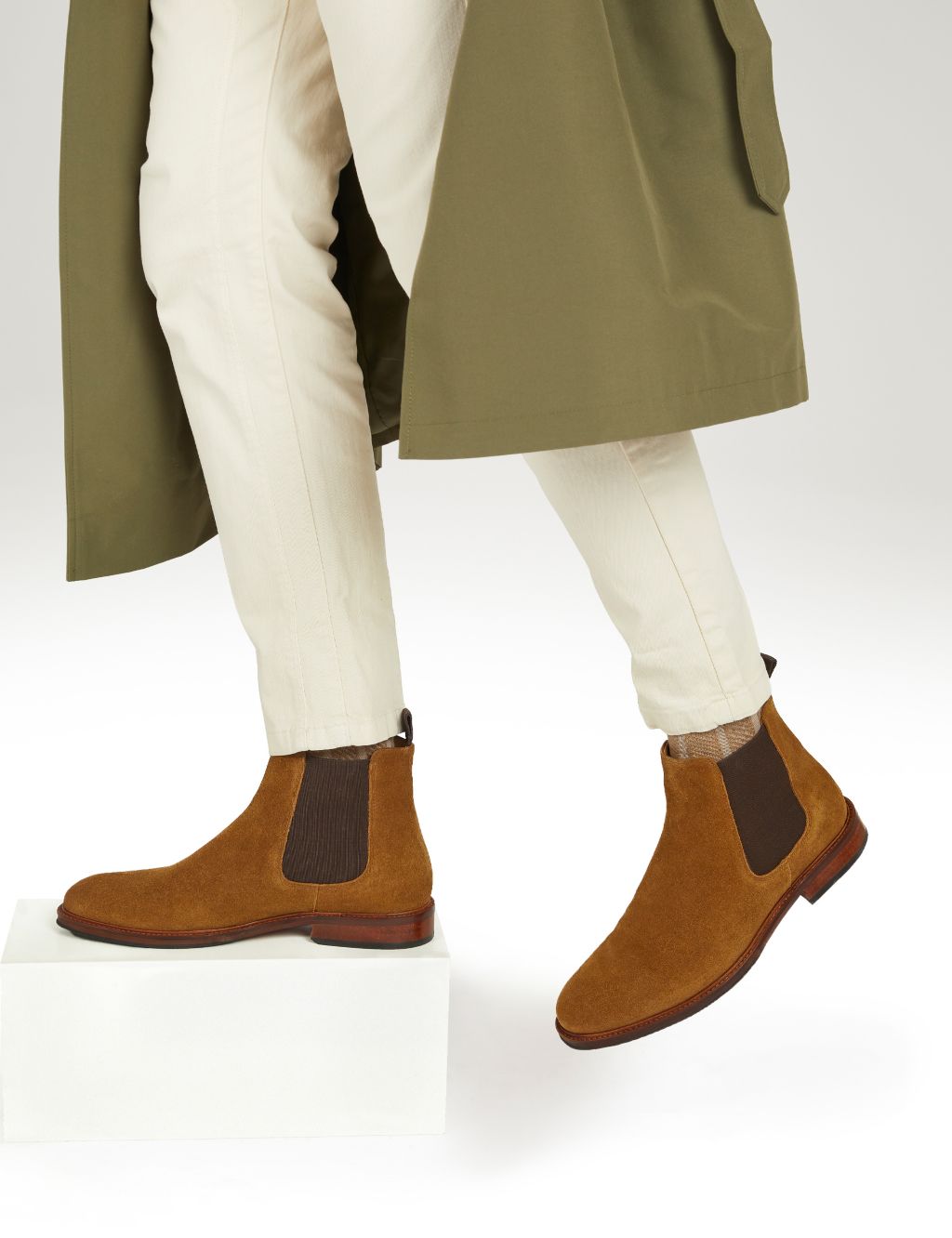 Leather Pull-on Chelsea Boots image 1