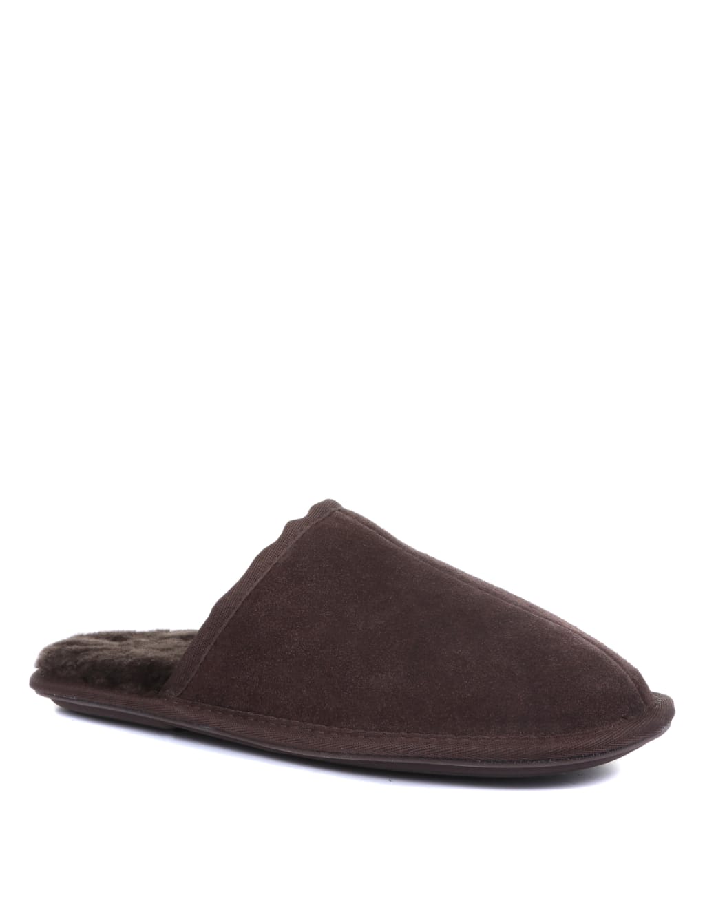 Mens leather 2025 slippers m&s