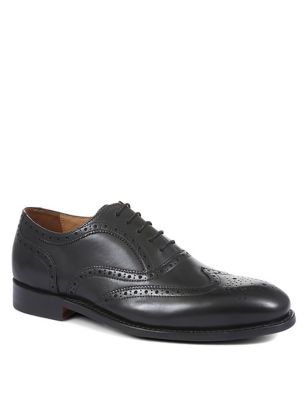 M&S Jones Bootmaker Mens Leather Goodyear Welted Brogues