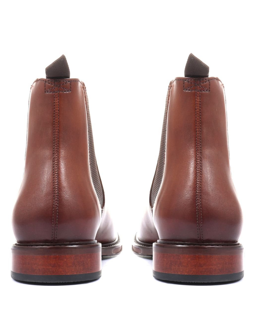 Leather Pull-On Chelsea Boots image 3