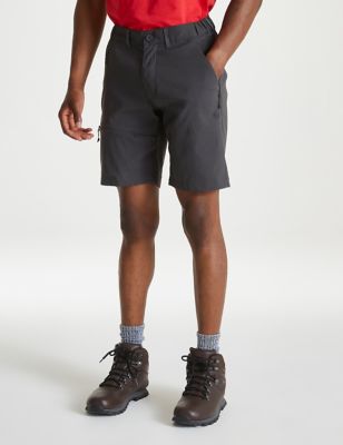 Craghoppers Men's Chino Shorts - 38 - Grey, Grey,Blue