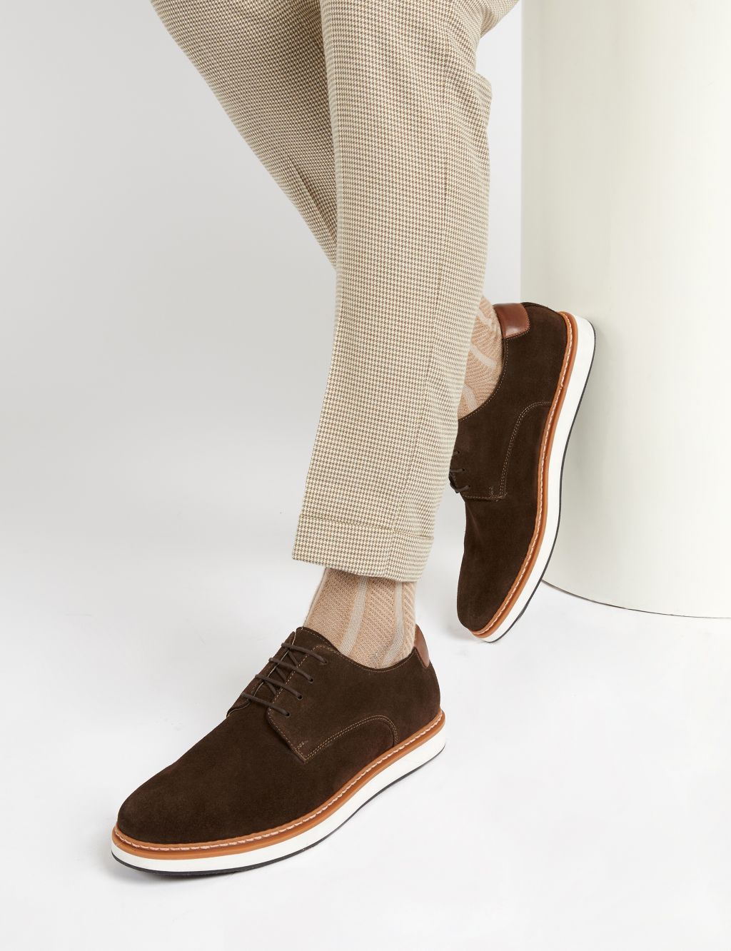 Suede Lace Up Casuals image 1
