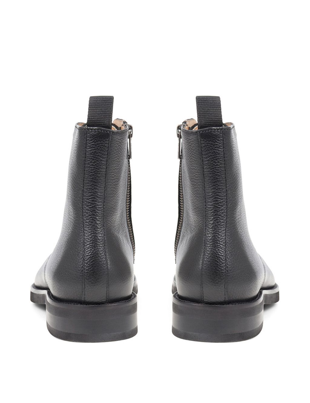 Leather Side Zip Chelsea Boots image 4