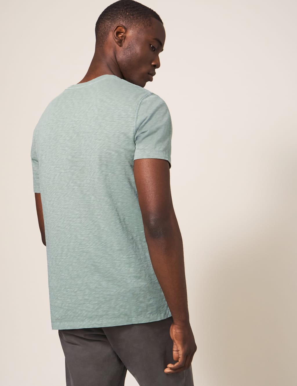 Pure Cotton Crew Neck T-Shirt image 3