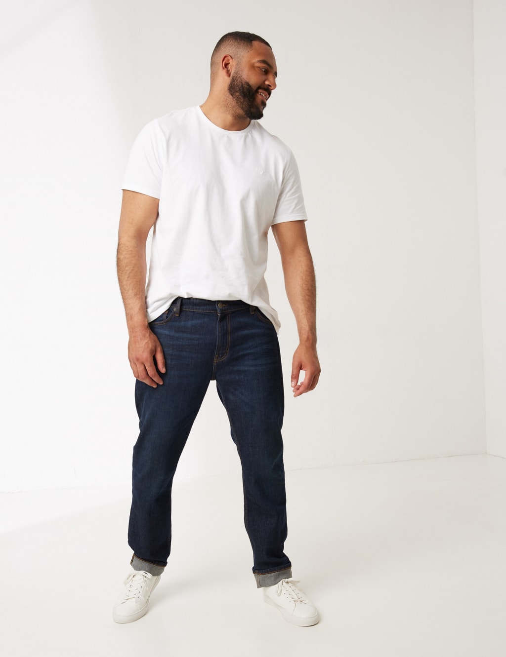 Slim Fit Vintage Wash Jeans image 1