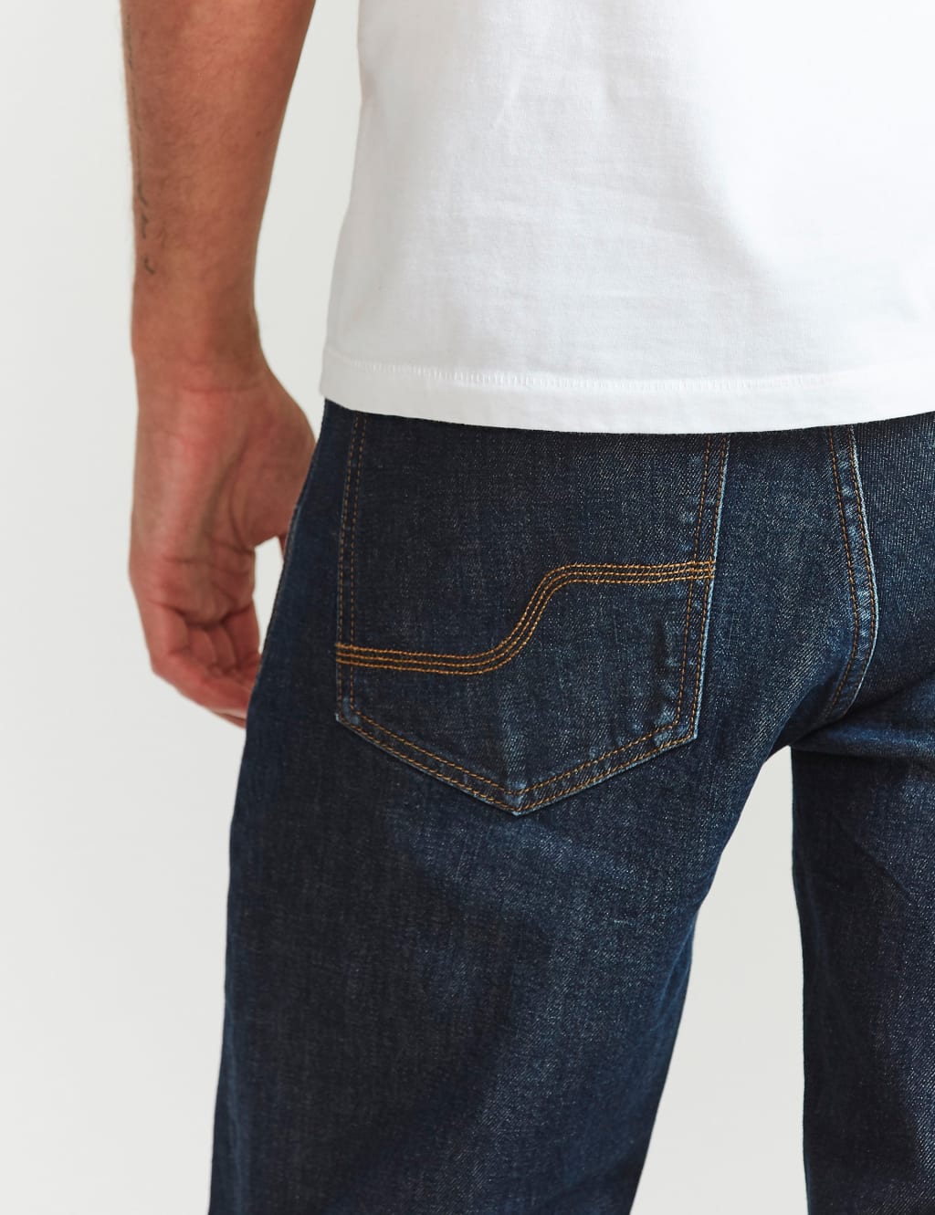 Slim Fit Vintage Wash Jeans image 4