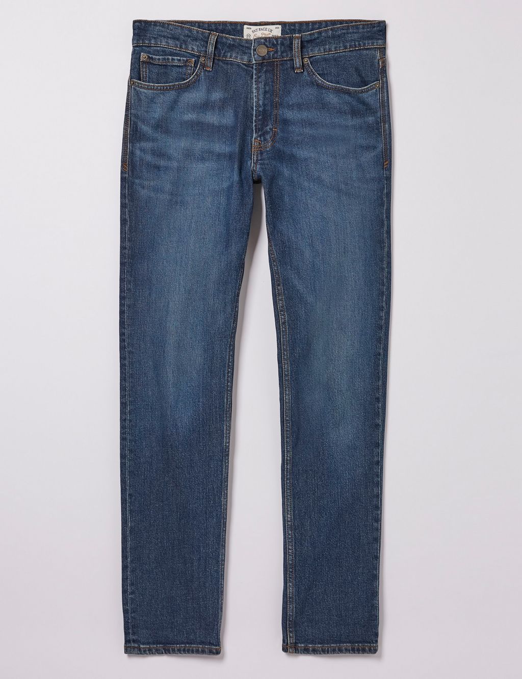 Slim Fit 5 Pocket Mid Wash Jeans image 2