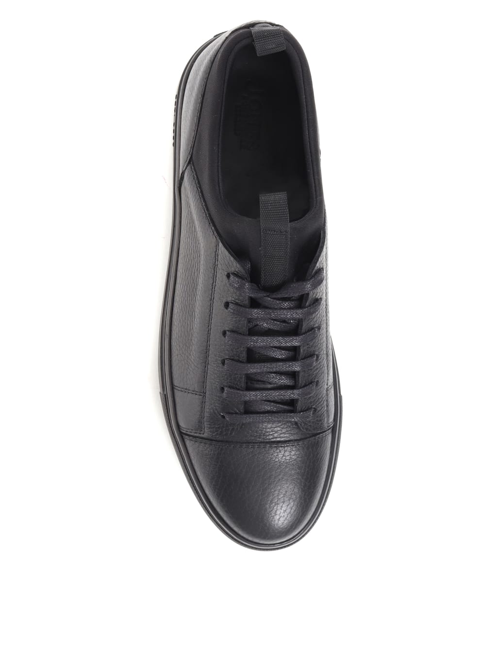 Leather Lace Up Trainers image 3