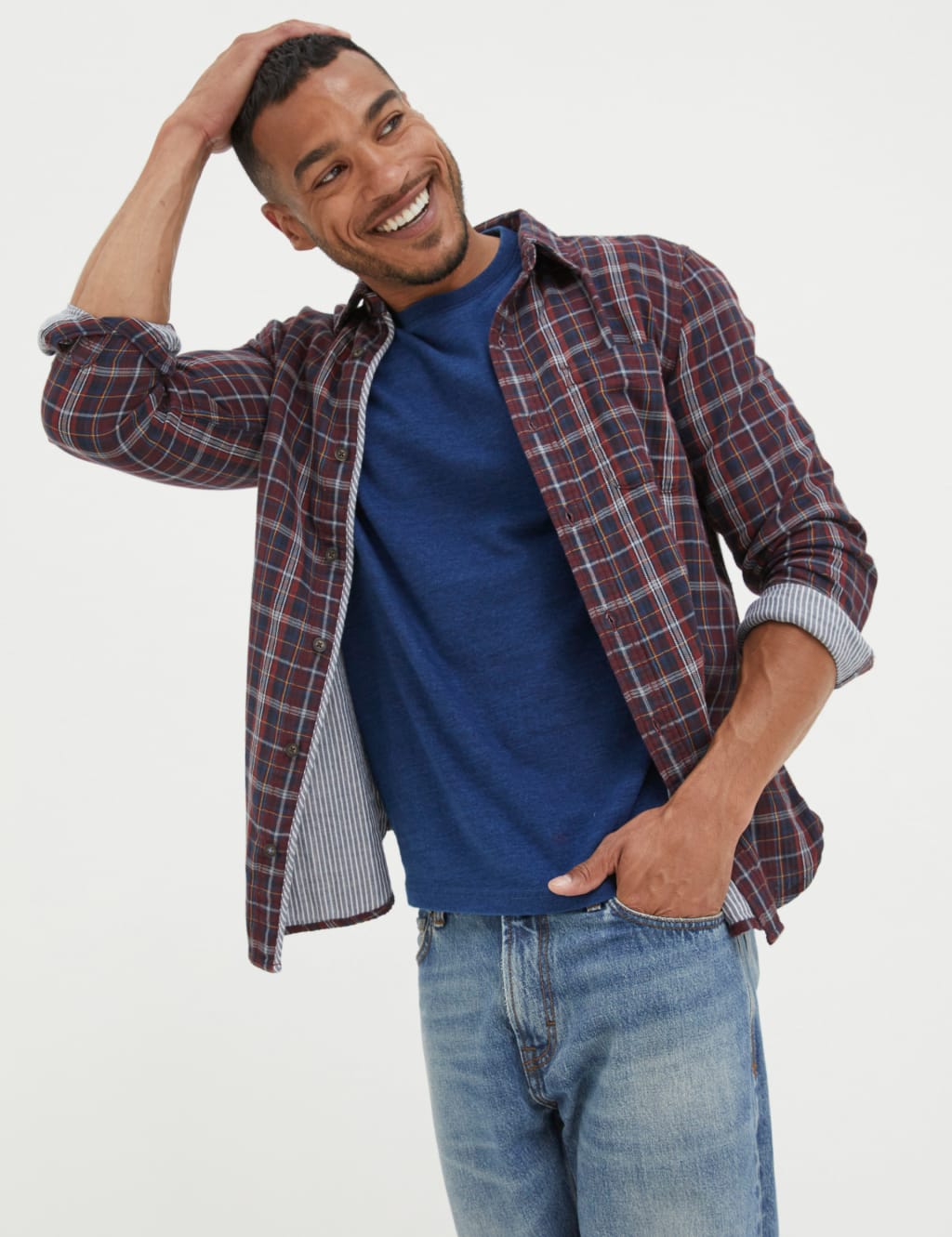 Pure Cotton Check Flannel Shirt image 1