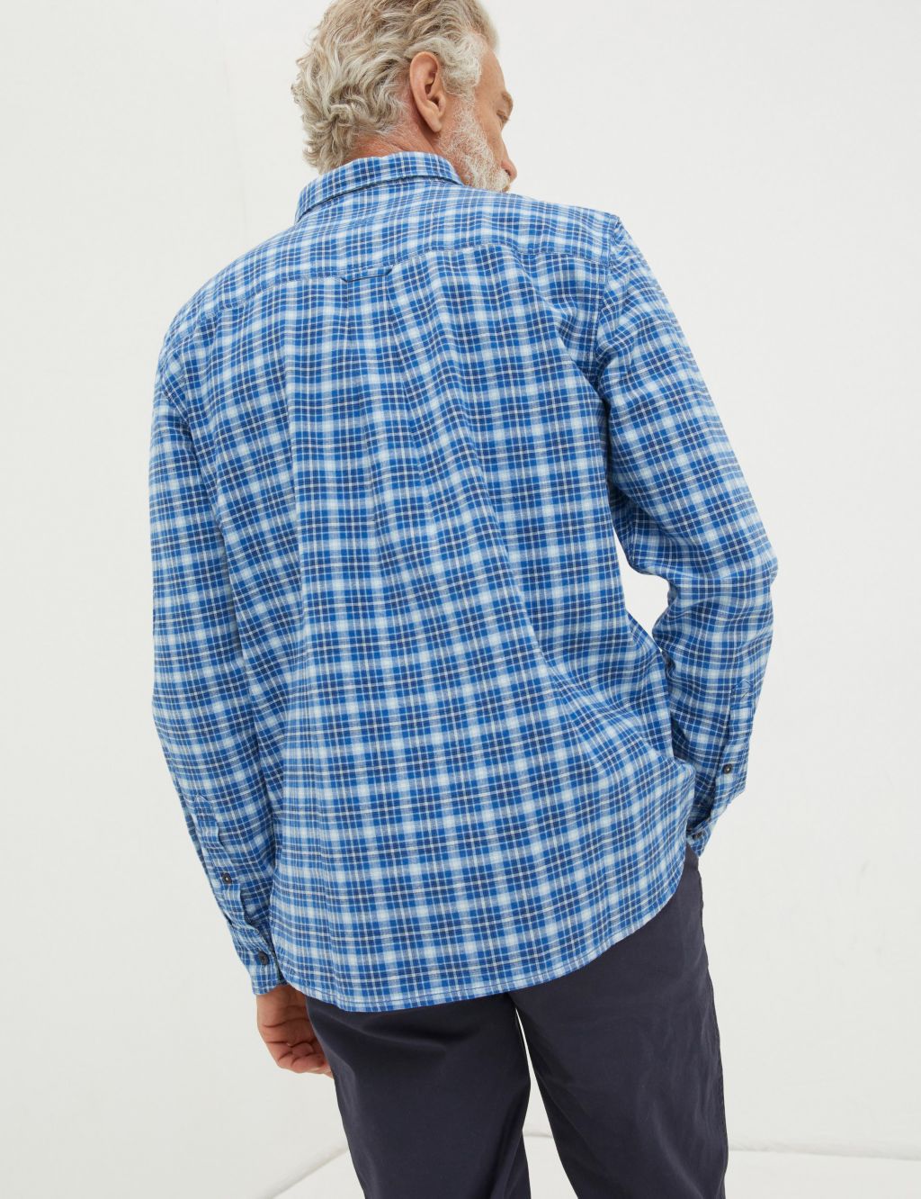 Pure Cotton Check Flannel Shirt image 3