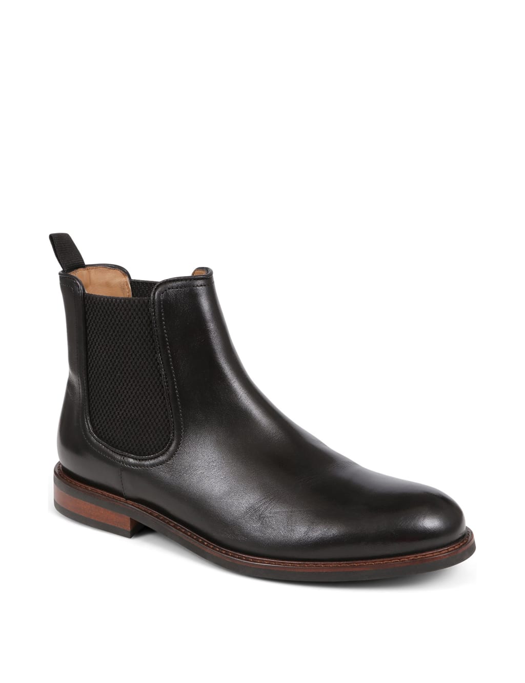 Leather Slip-On Chelsea Boots image 3