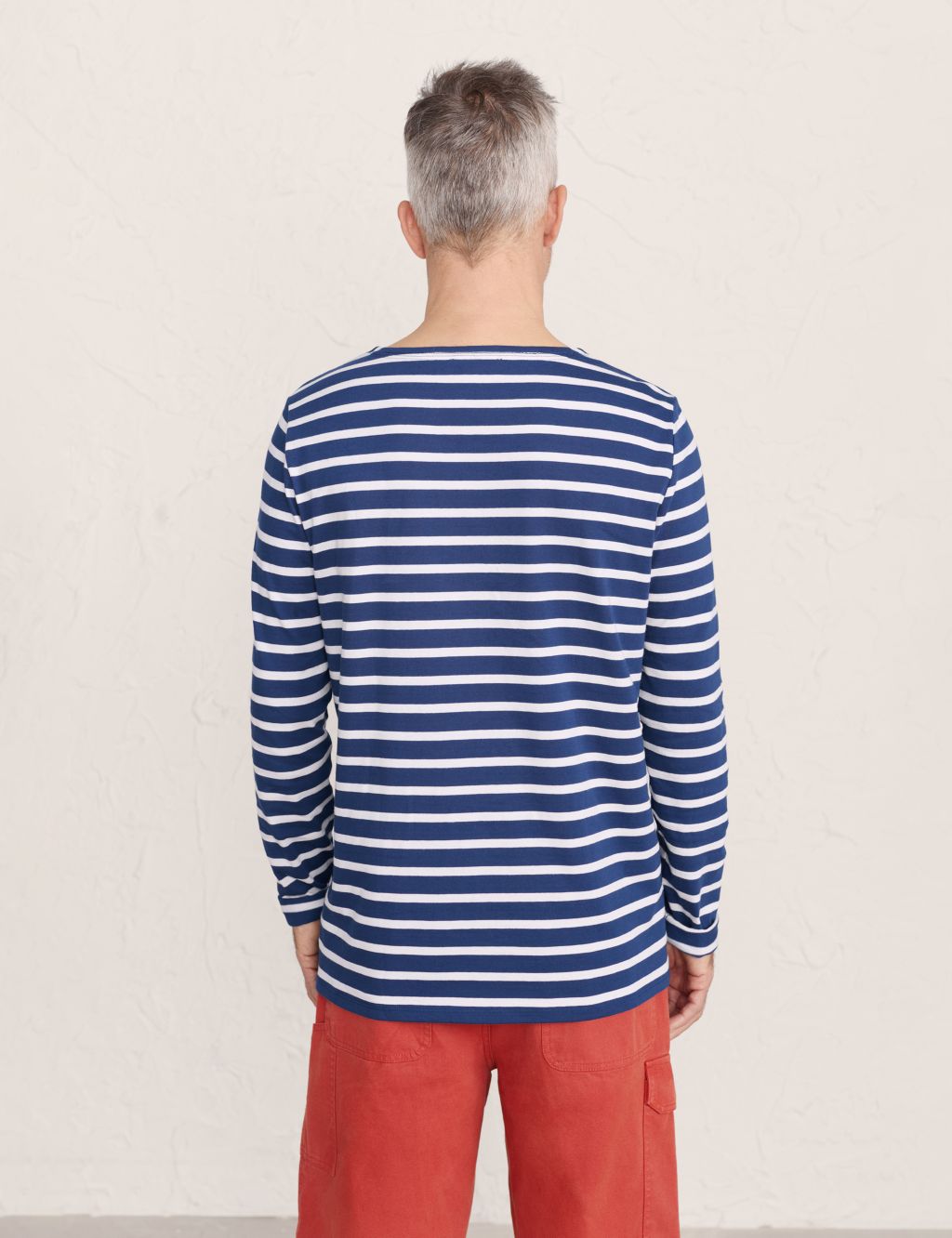 Organic Cotton Striped Long Sleeve T-Shirt image 3
