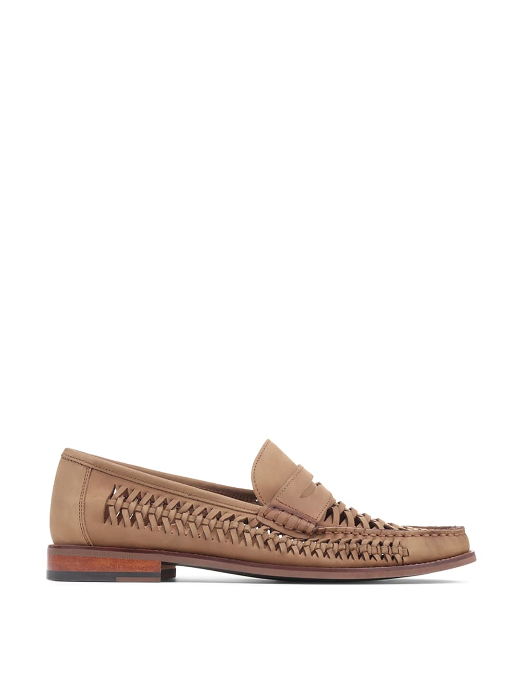 Leather Slip-On Loafers image 2