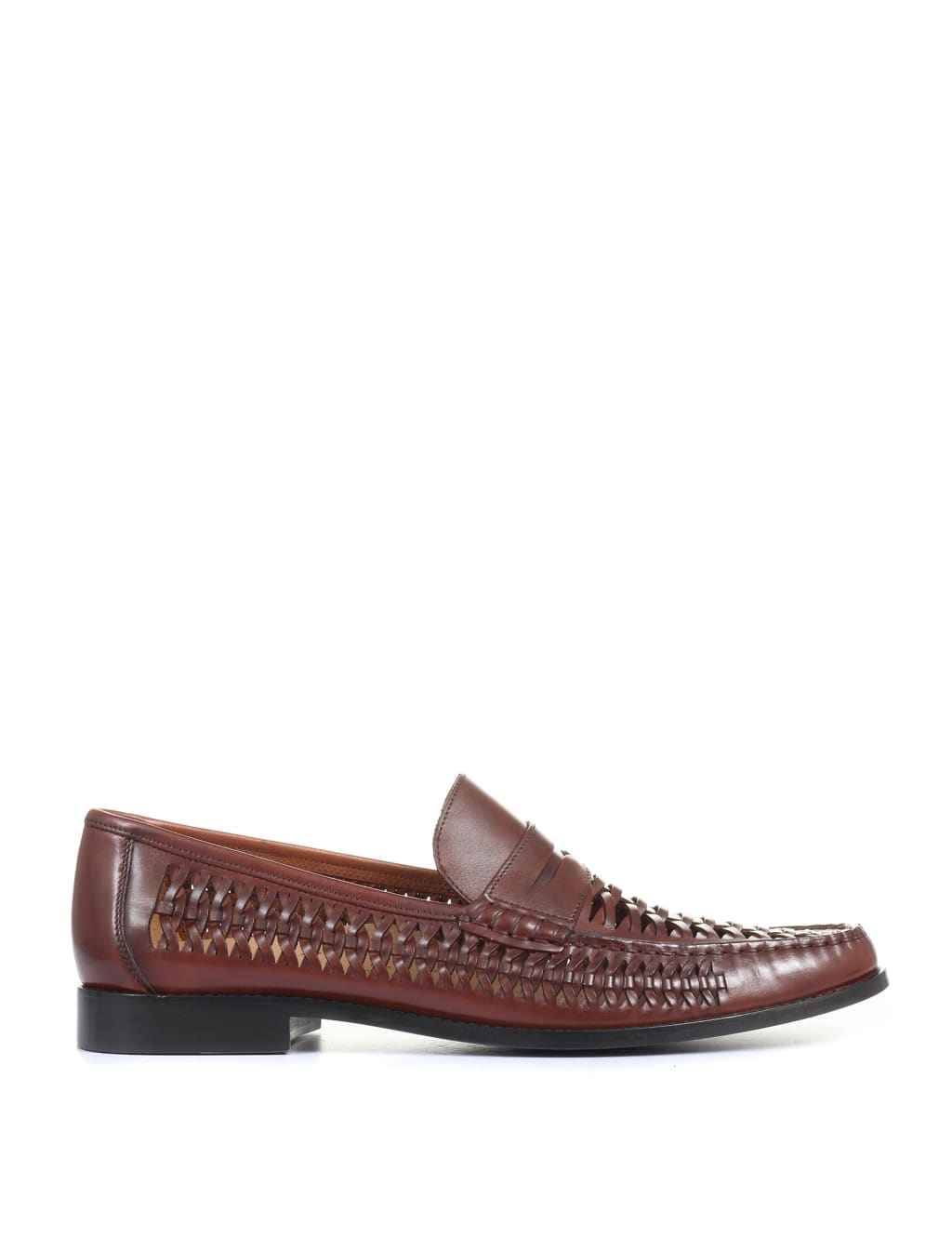 Leather Slip-On Loafers image 2