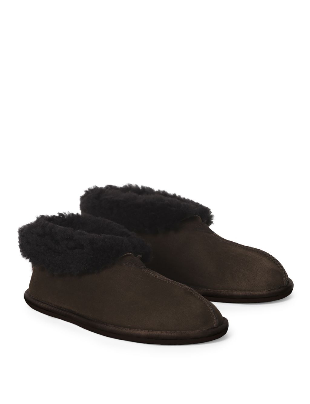 Suede Slipper Boots