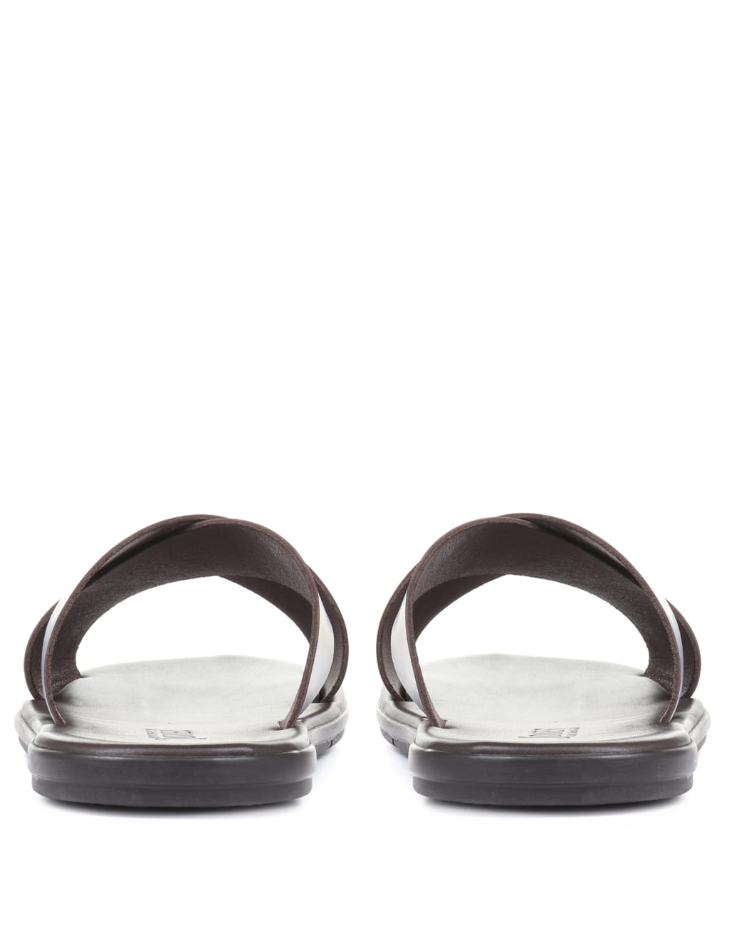 Leather Slip-On Sandals image 4