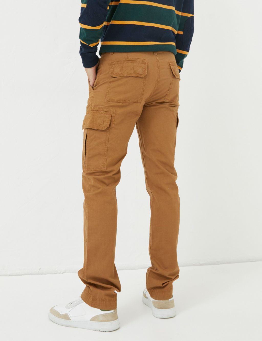 Pure Cotton Cargo Trousers image 4