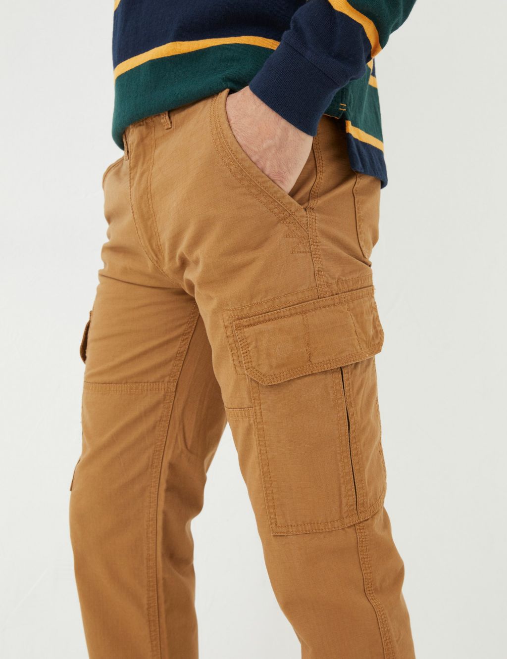 Pure Cotton Cargo Trousers image 5