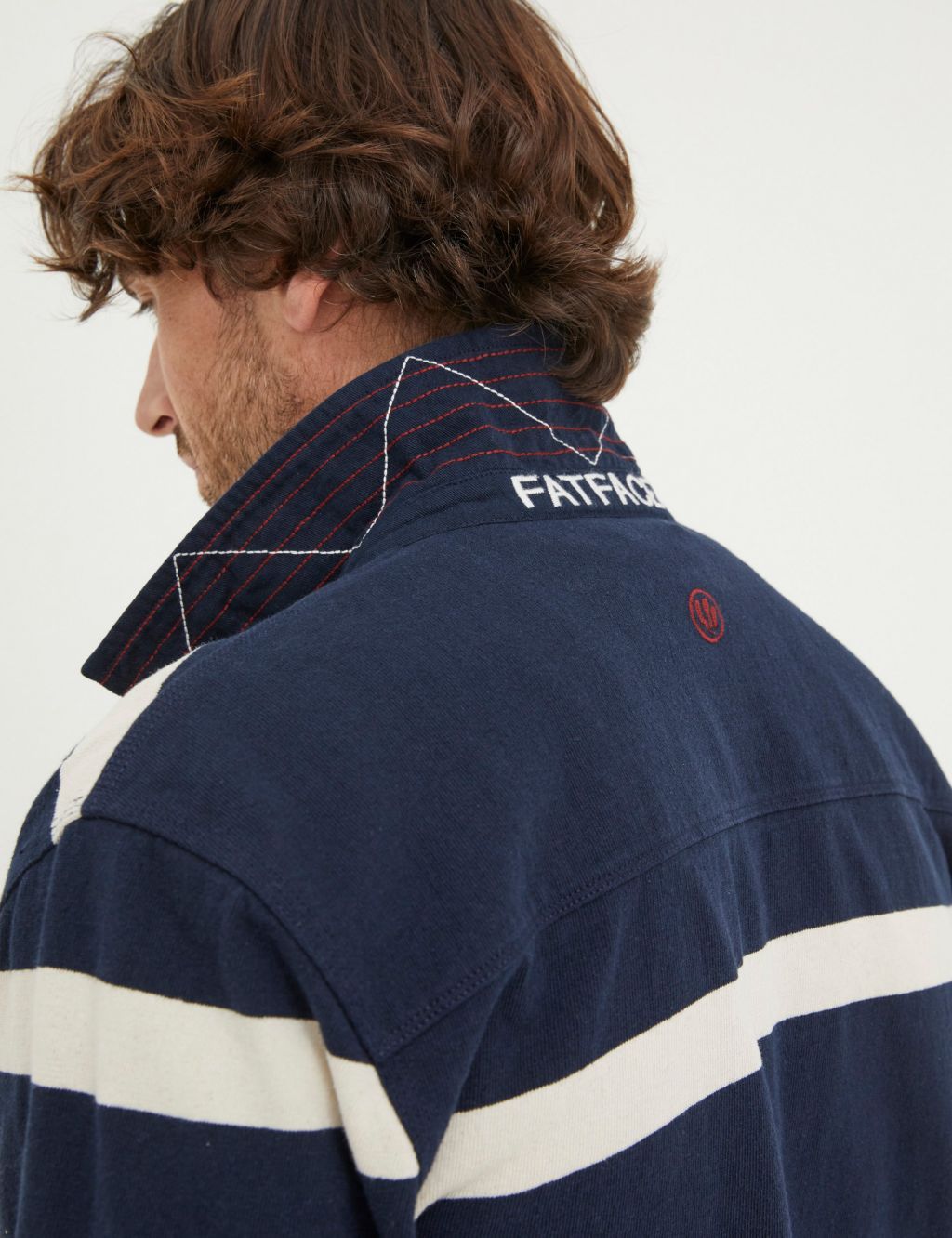 Pure Cotton Striped Rugby Shirt image 3
