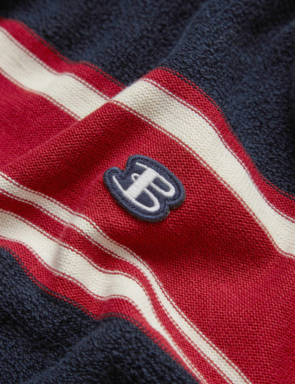 Pure Cotton Striped Crew Neck Jumper image 6