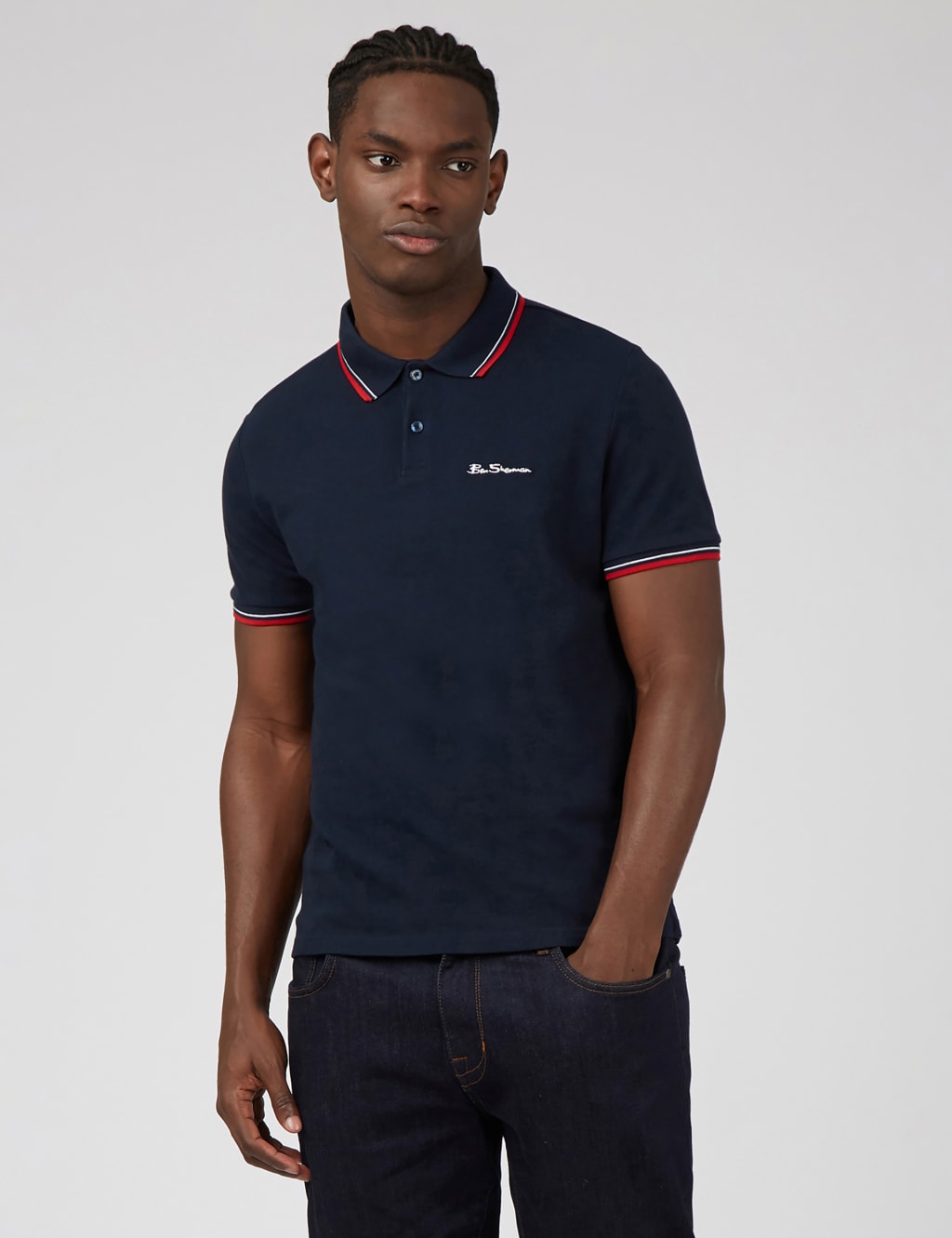 Cotton Tipped Polo Shirt