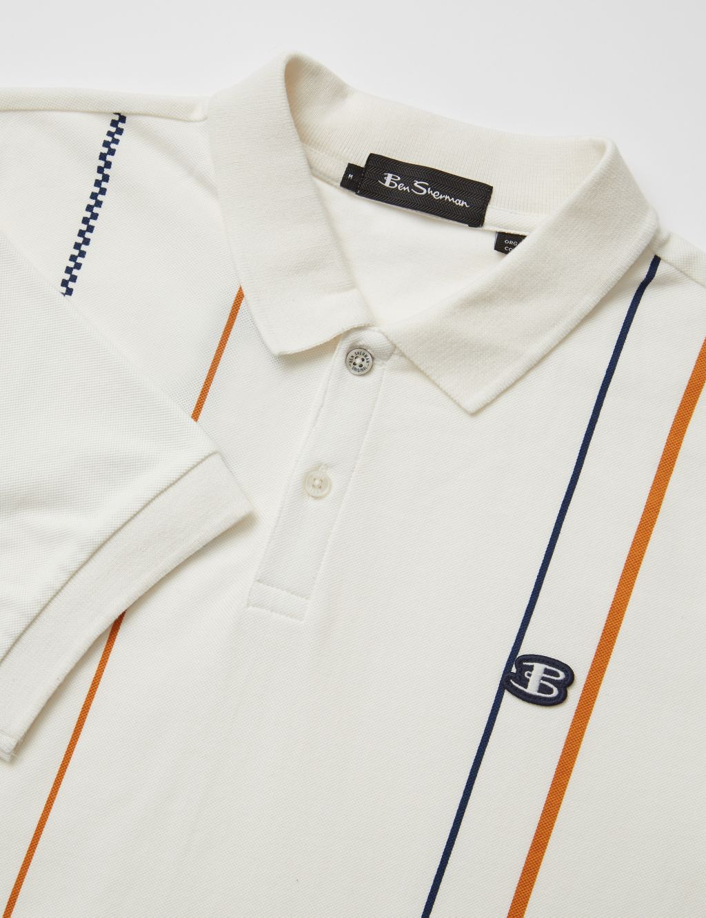 Cotton Striped Polo Shirt image 5