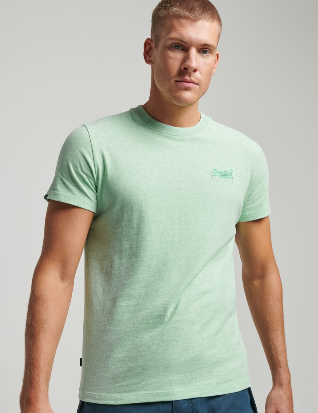 Organic Cotton Logo Embroidered T-Shirt image 1