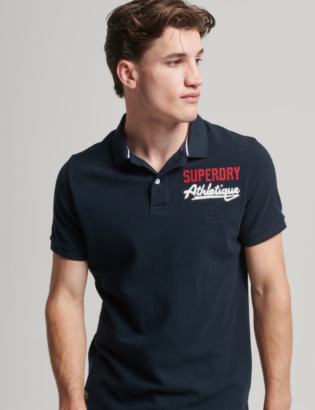 Pure Cotton Logo Embroidered Polo Shirt image 1