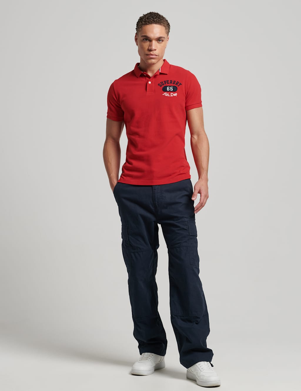 Pure Cotton Logo Embroidered Polo Shirt image 2