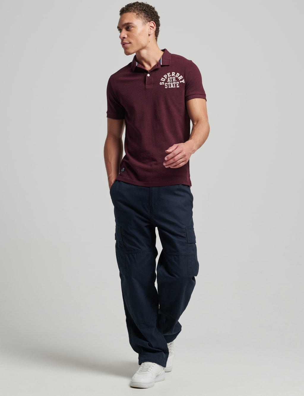 Pure Cotton Logo Embroidered Polo Shirt image 2