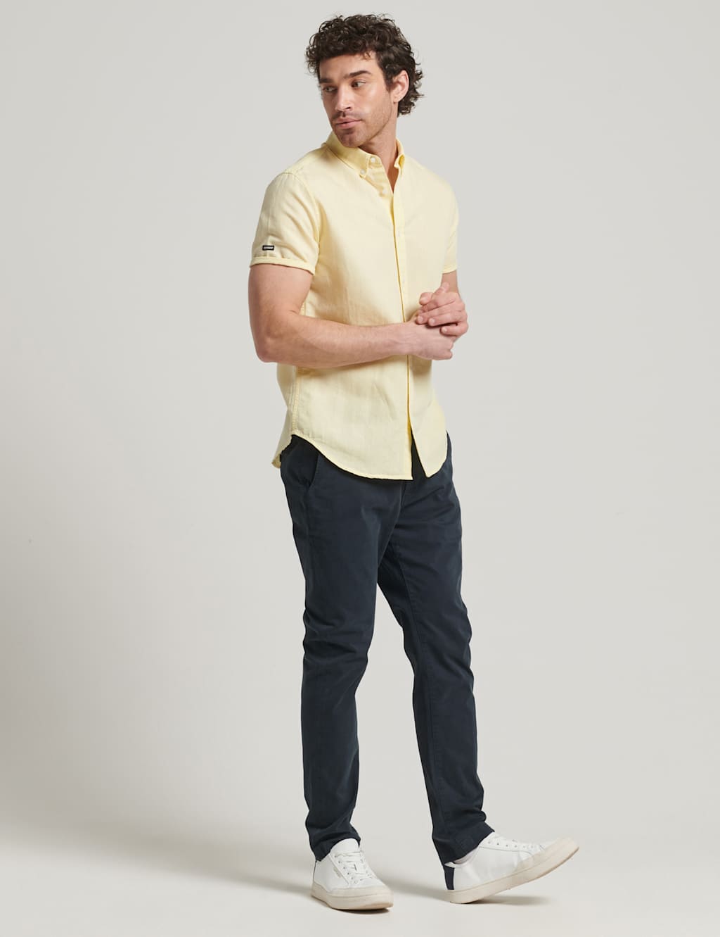 Linen Rich Oxford Shirt image 2