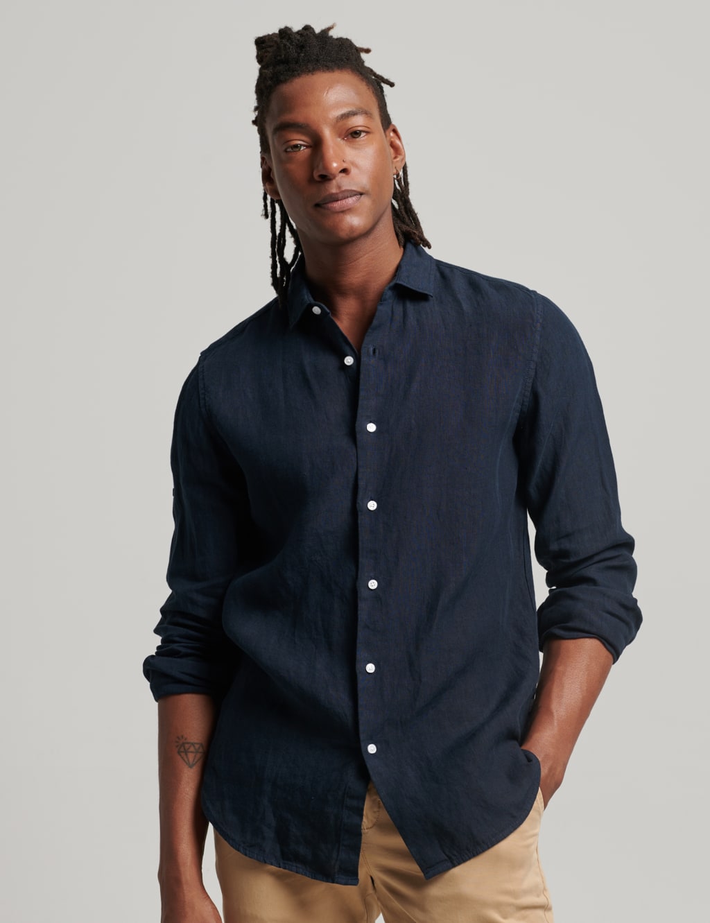 Pure Linen Oxford Shirt image 1