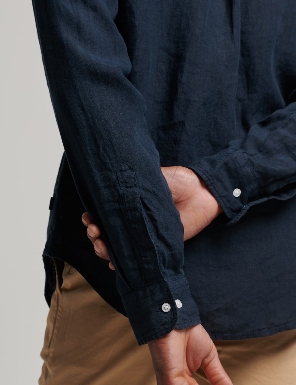 Pure Linen Oxford Shirt image 4
