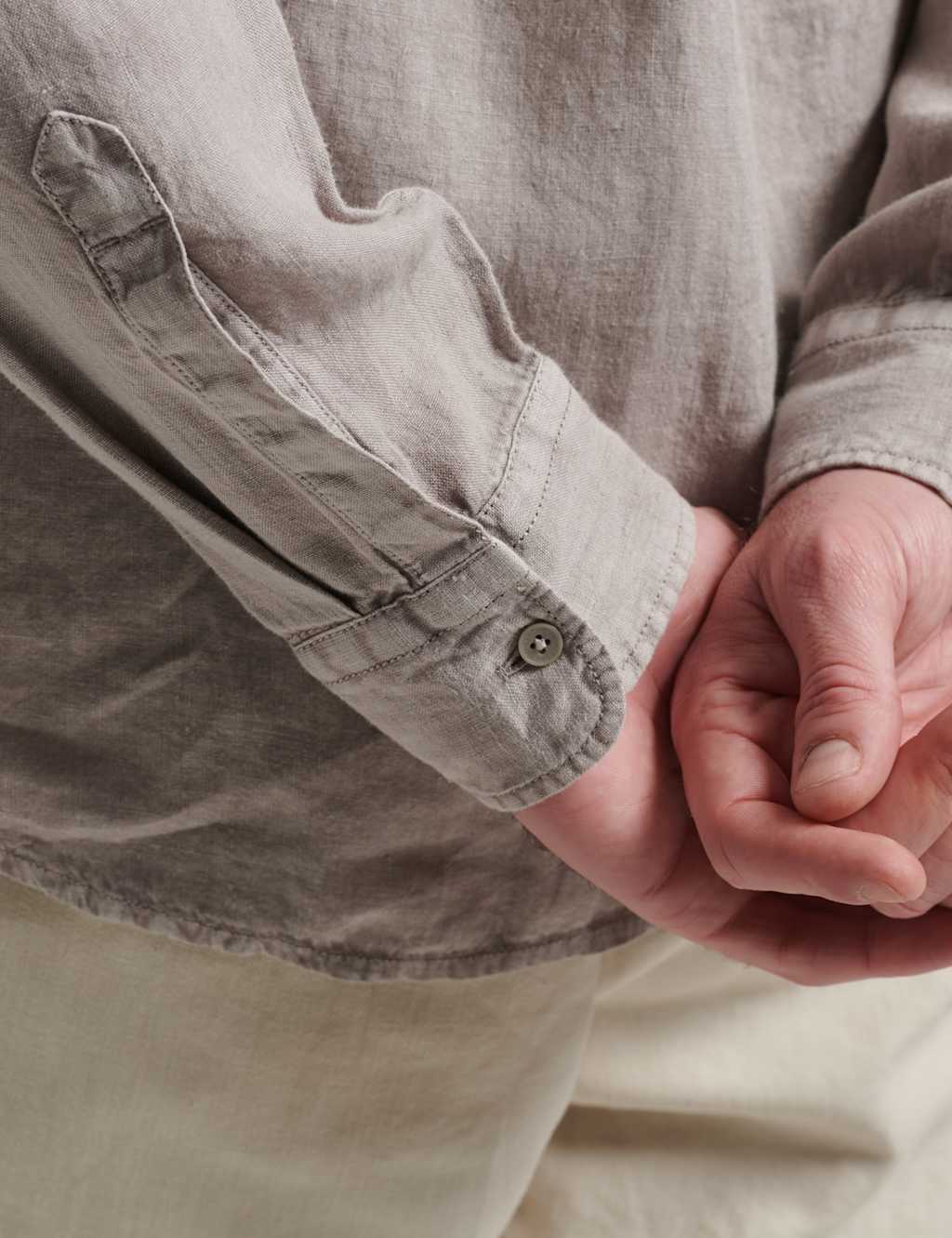 Pure Linen Oxford Shirt image 5