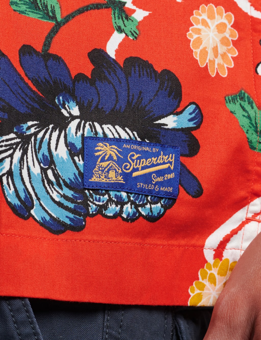 Cotton Blend Hawaiian Overshirt image 4