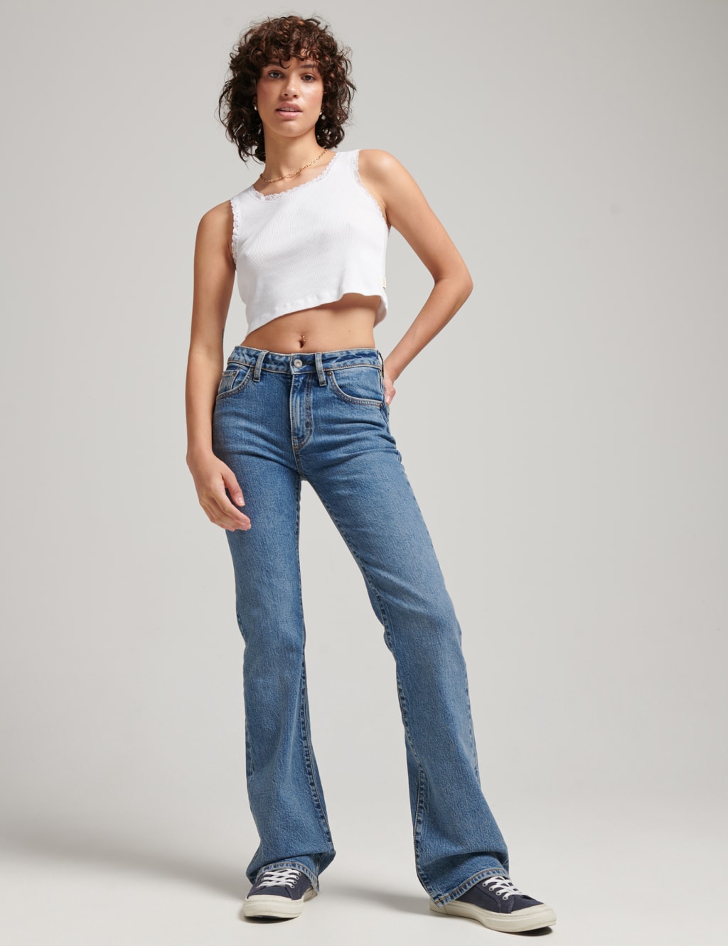 Slim Flared Jeans main image 1