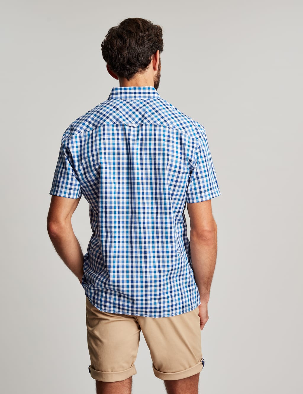 Regular Fit Pure Cotton Check Oxford Shirt image 5