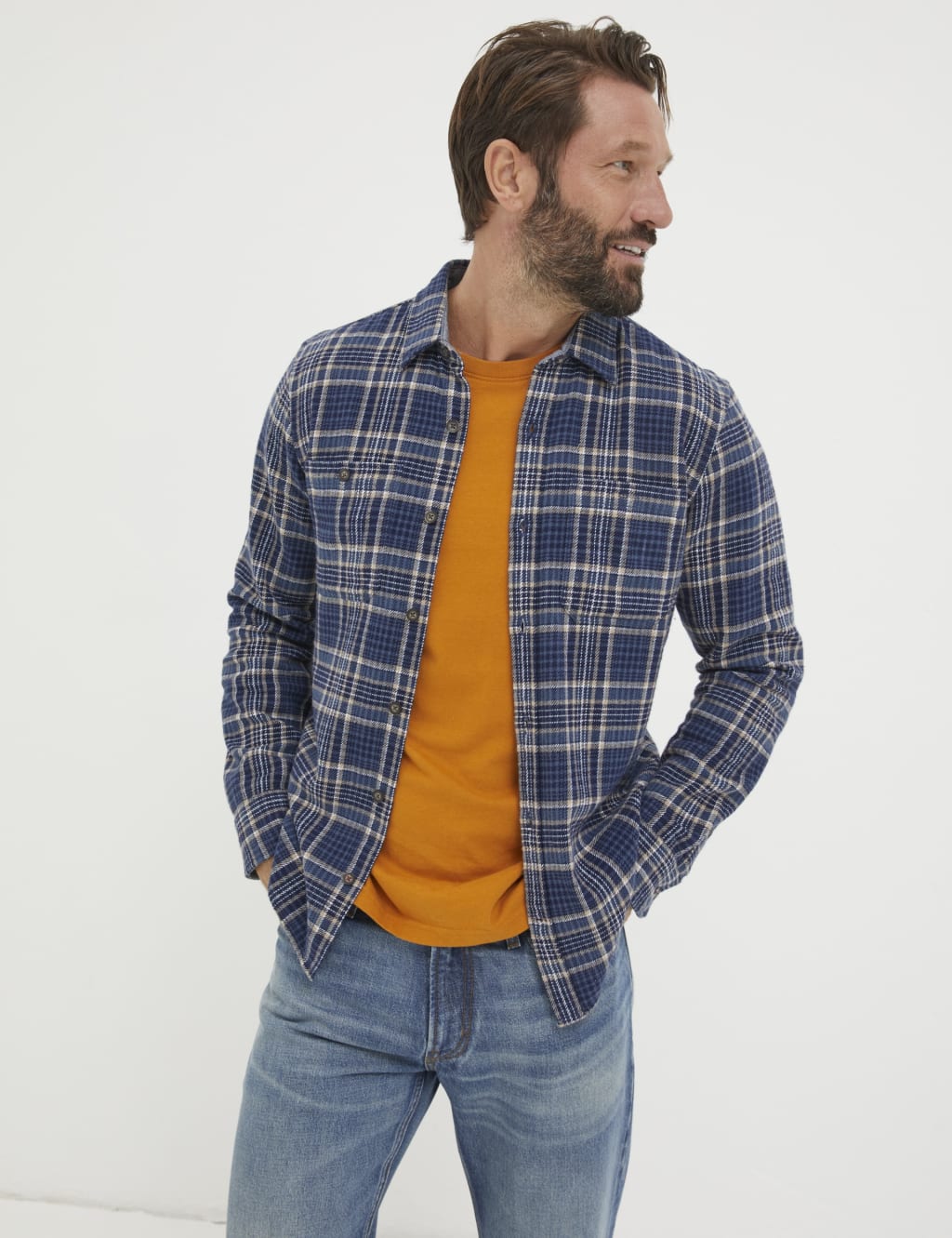 Pure Cotton Check Flannel Shirt image 1