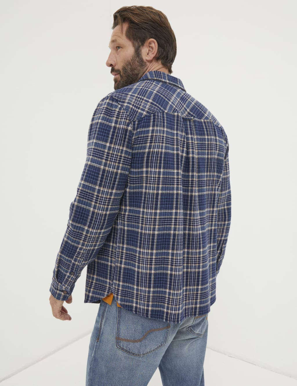 Pure Cotton Check Flannel Shirt image 3