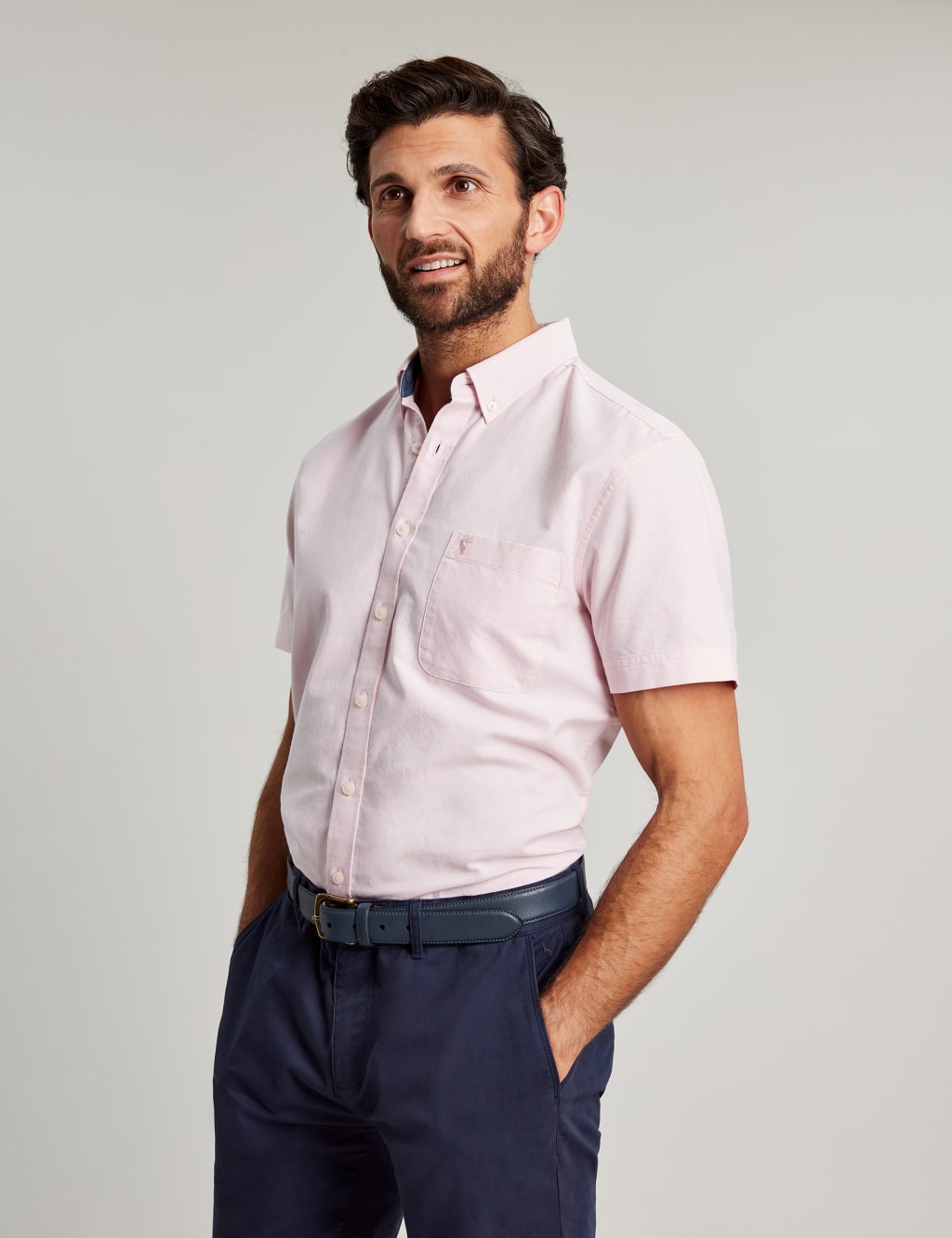 Men’s Casual Pink Shirts | M&S